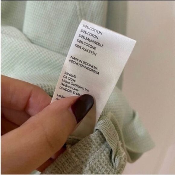 Free People waffle knit top size XS - Picture 3 of 5